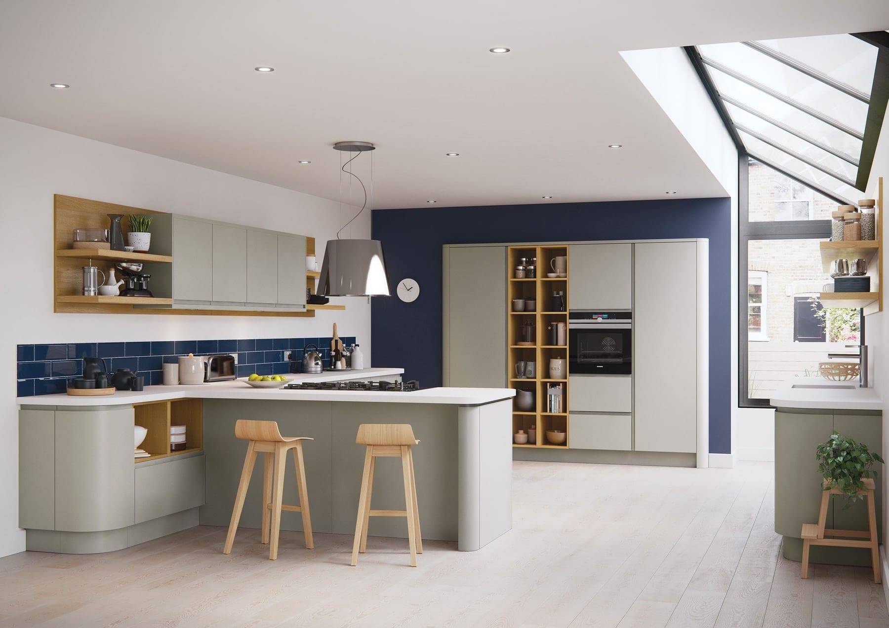 Strada Matte Stone Kitchen 1 | Atelier Kuchen, Wimbledon